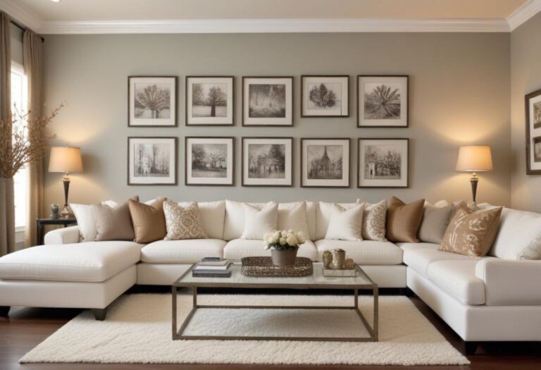 21 Large Wall Behind Couch Decor Ideas