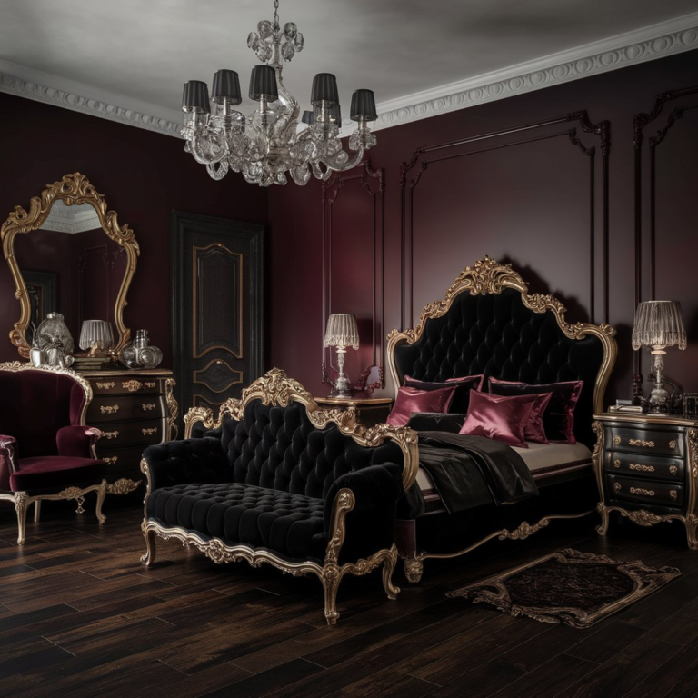 26 Dark Elegant Bedroom Ideas