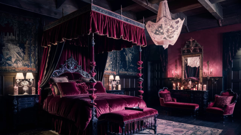 22 Romantic Goth Bedroom Ideas