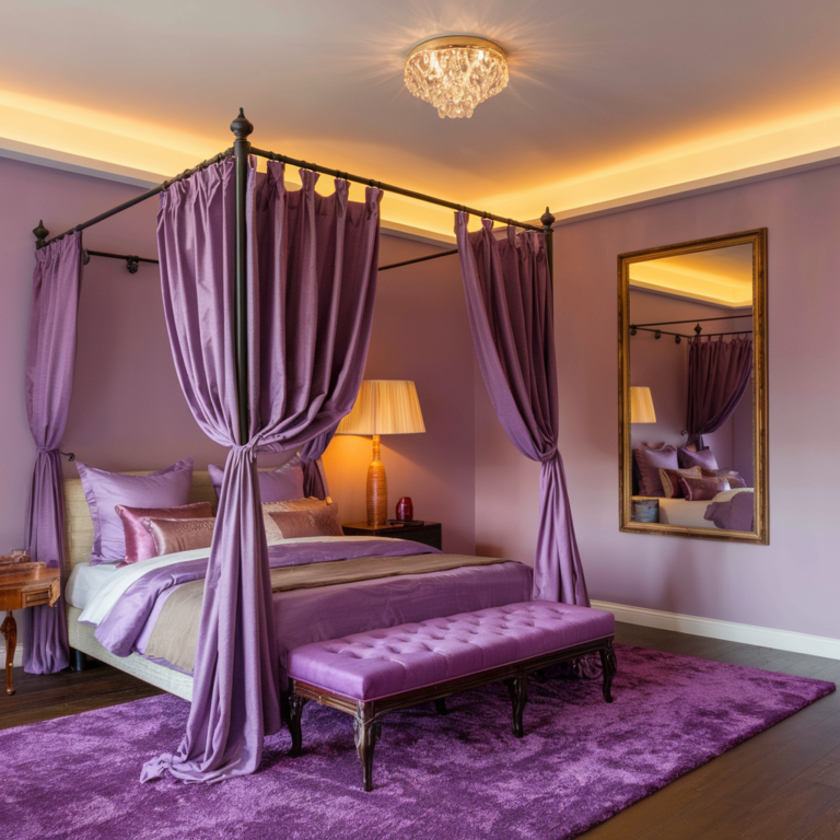 20 Purple Bedroom Aesthetic Ideas