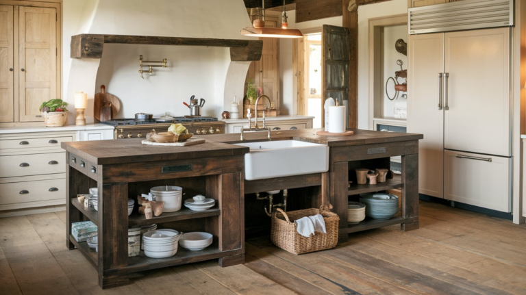 22 Farmhouse Kitchen Island Ideas: Rustic Charm Meets Functional Beauty