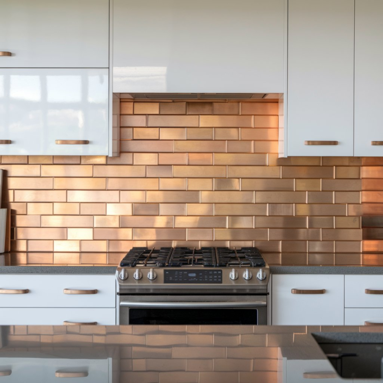 25 Copper Backsplash Kitchen Ideas