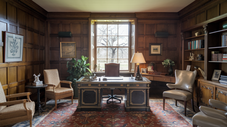 26 Old Money Office Ideas: Timeless Elegance for a Distinguished Workspace